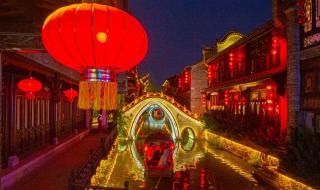 夜幕降临华灯初上